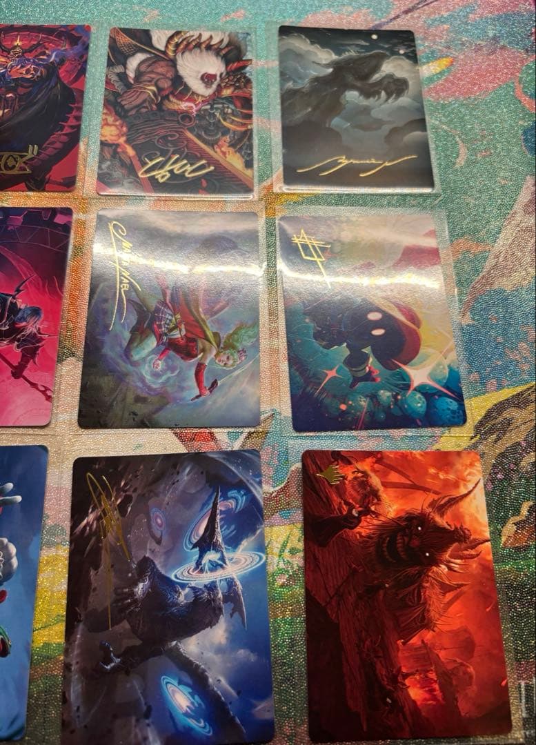 MTG FF　イラストコレクション箔押し　15枚