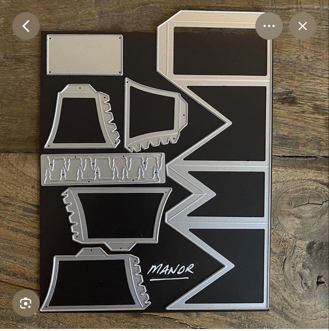 アルバム・スクラップ Sizzix Thinlits Die Village Collection
