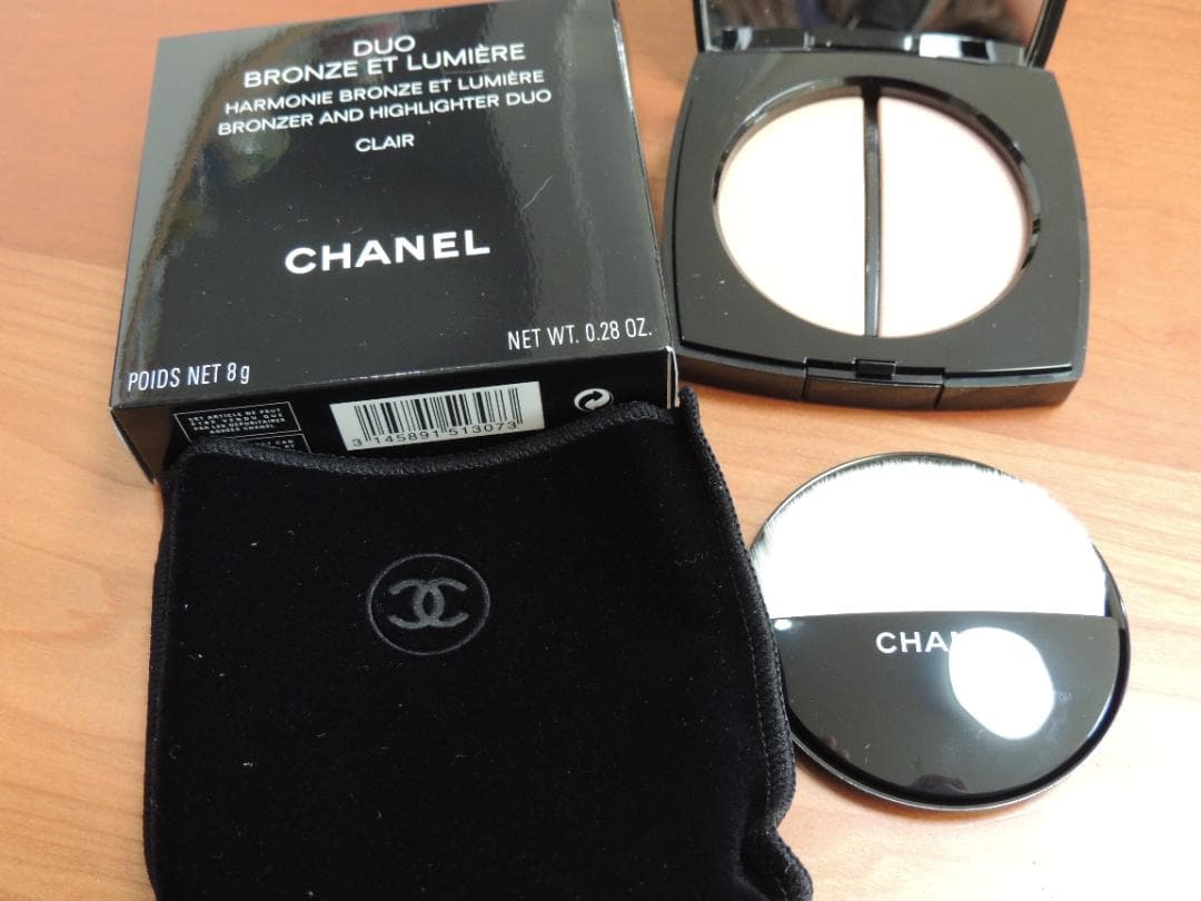 未使用 限定 CHANEL シャネル デュオ ブロンズ エ ルミエール クレール