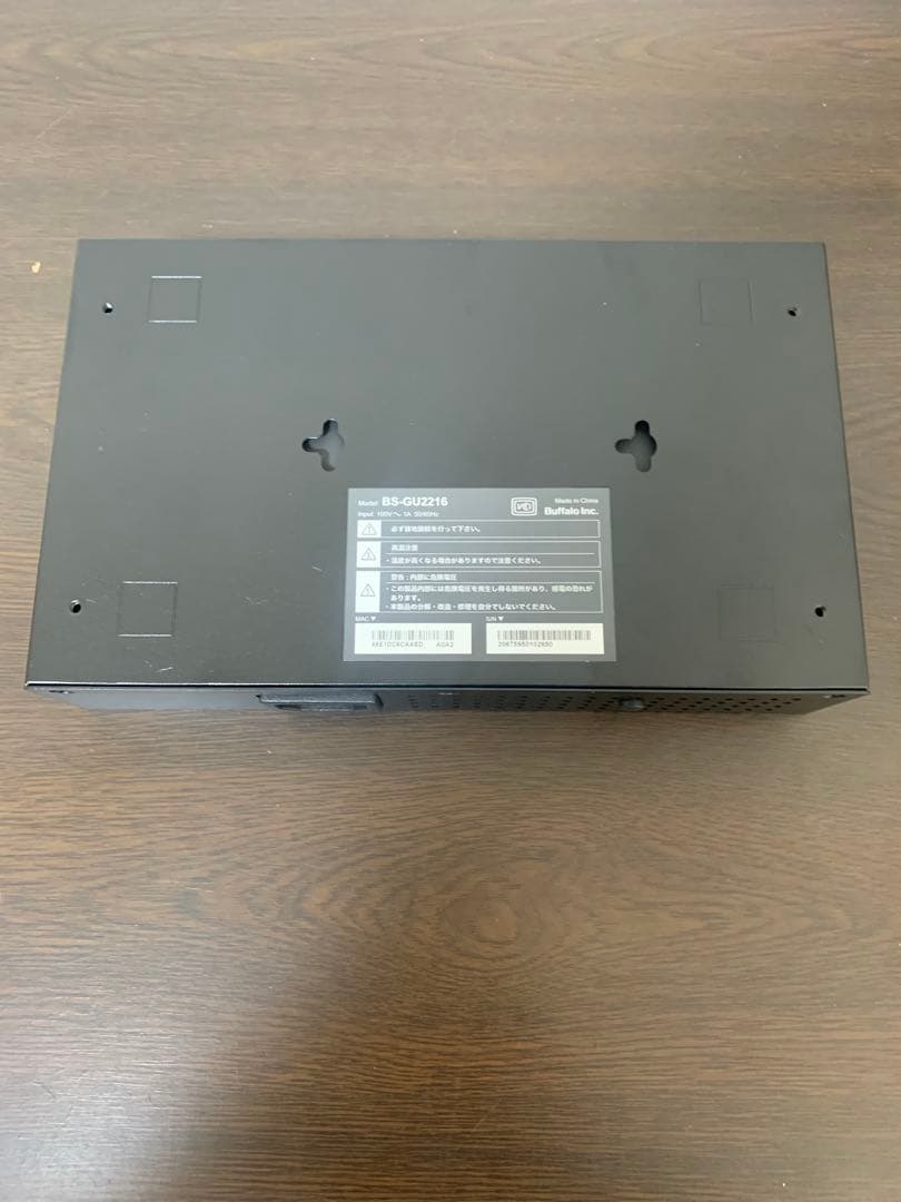 BUFFALO BS-GU2216 16ポート スイッチングハブ
