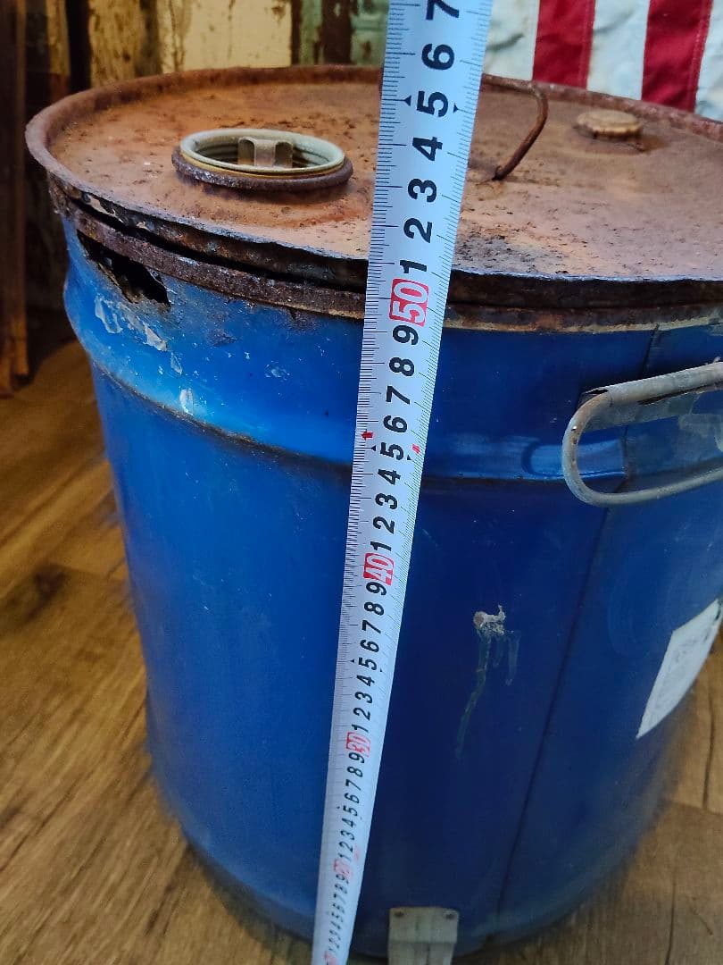 vintage Trash Can インダストリアル ドラム缶 Junk