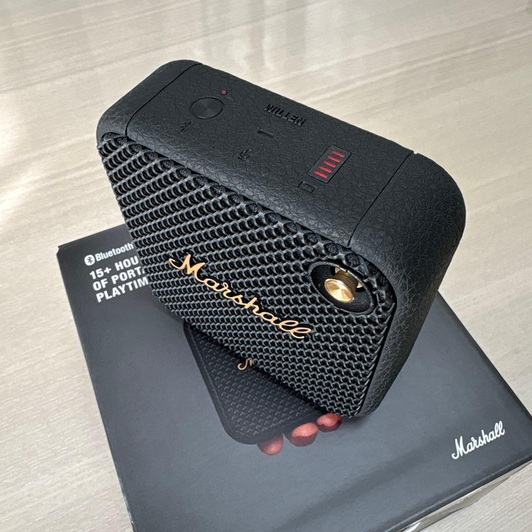 美品 Marshall WILLEN ワイヤレススピーカー ブラック