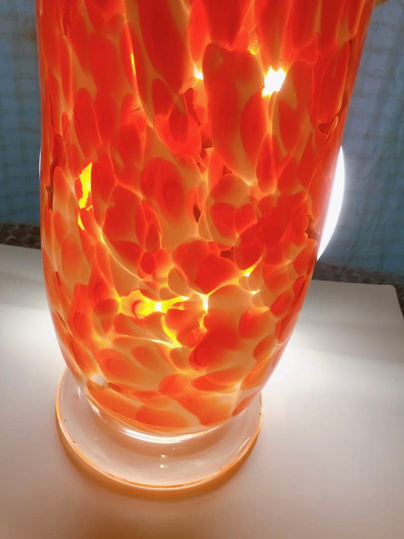 ガラス花器　手づくり花器