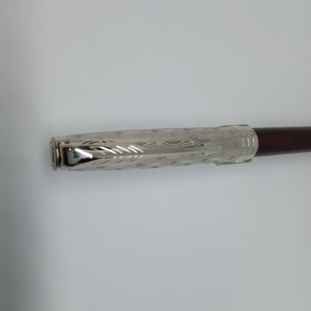 PARKER ソネット　メタル&レッドCTボールペンペンシースセット