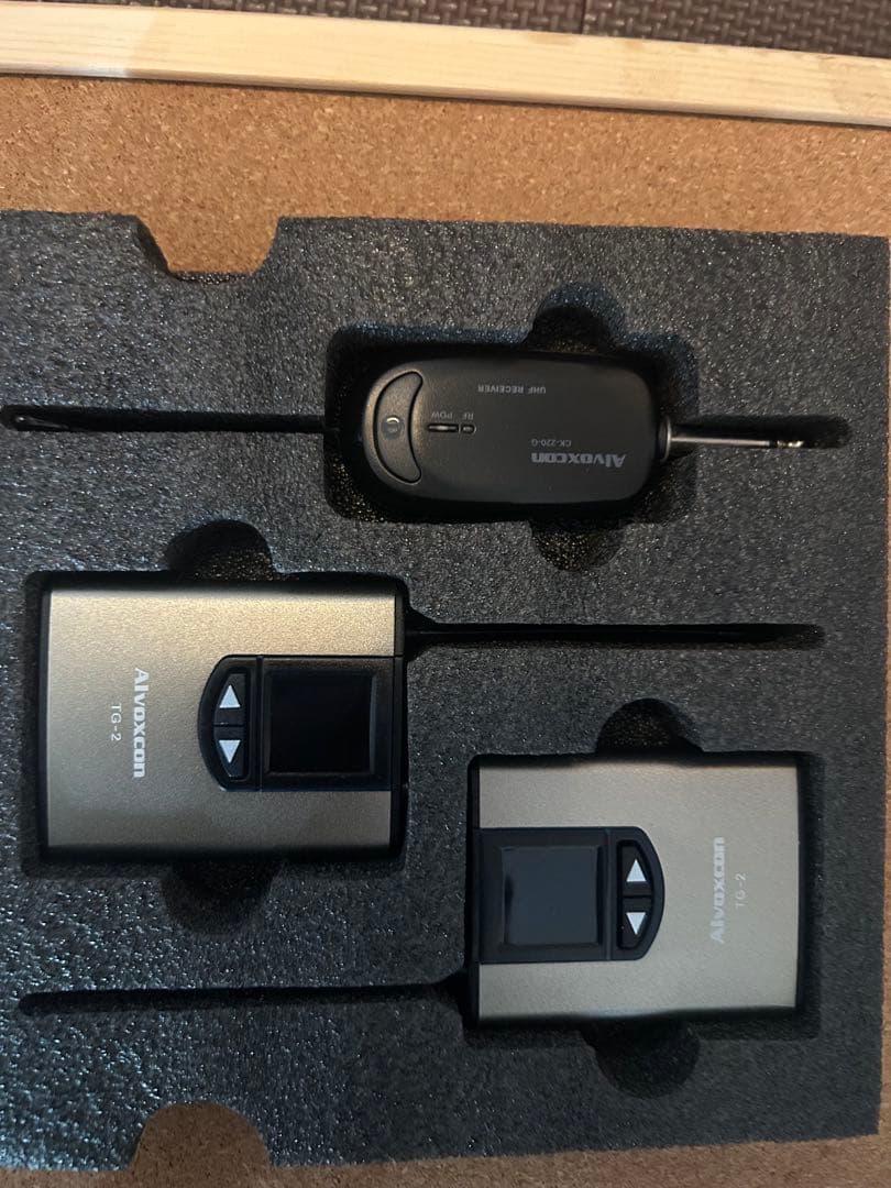 Aivoxcon TG220 ワイヤレスマイク デュアル iPhone対応