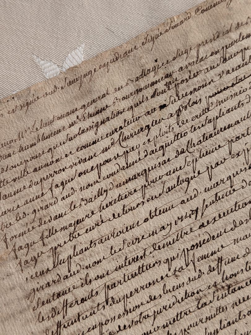 フランスアンティーク 古文書 フランス王家