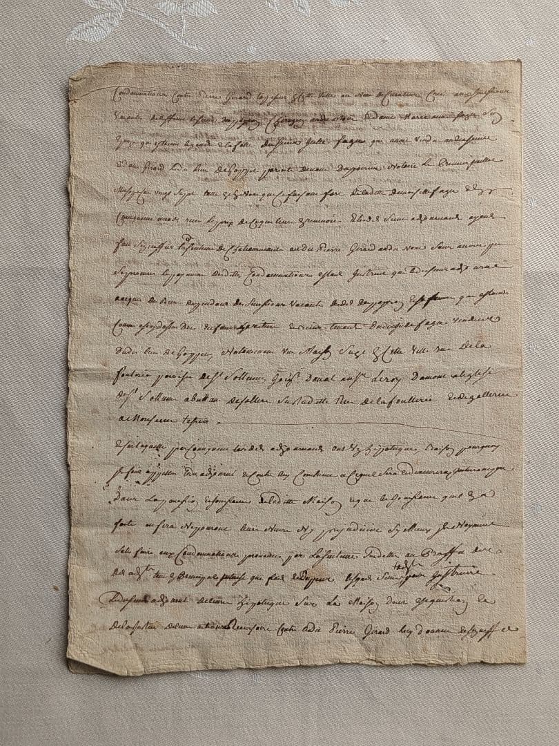 フランスアンティーク 古文書 フランス王家