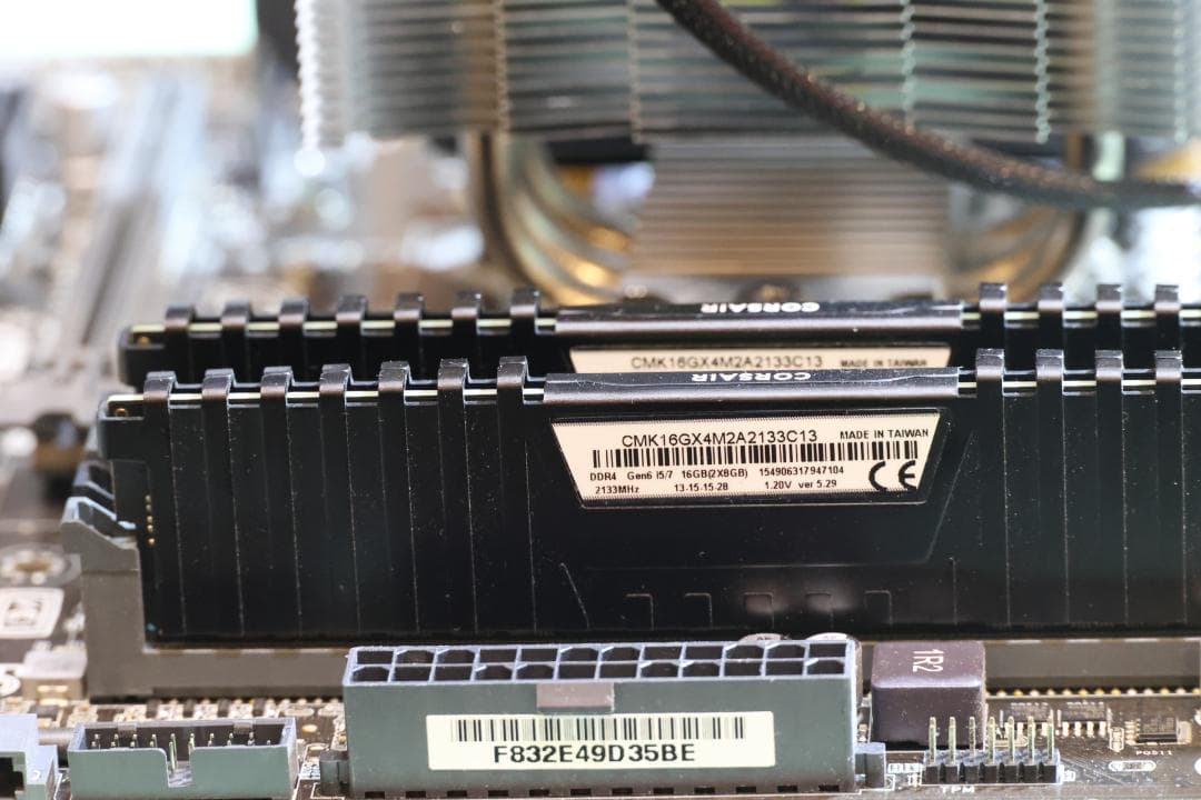 i7 6700K & H170M-PLUS とメモリ、電源セット(ジャンク品)