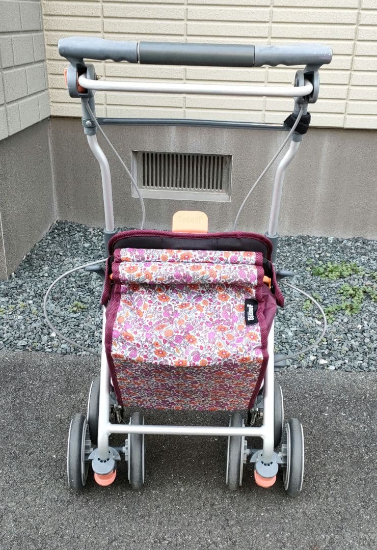 幸和製作所 花柄 シルバーカー テイコブ カゴノアM SLM05 歩行介助