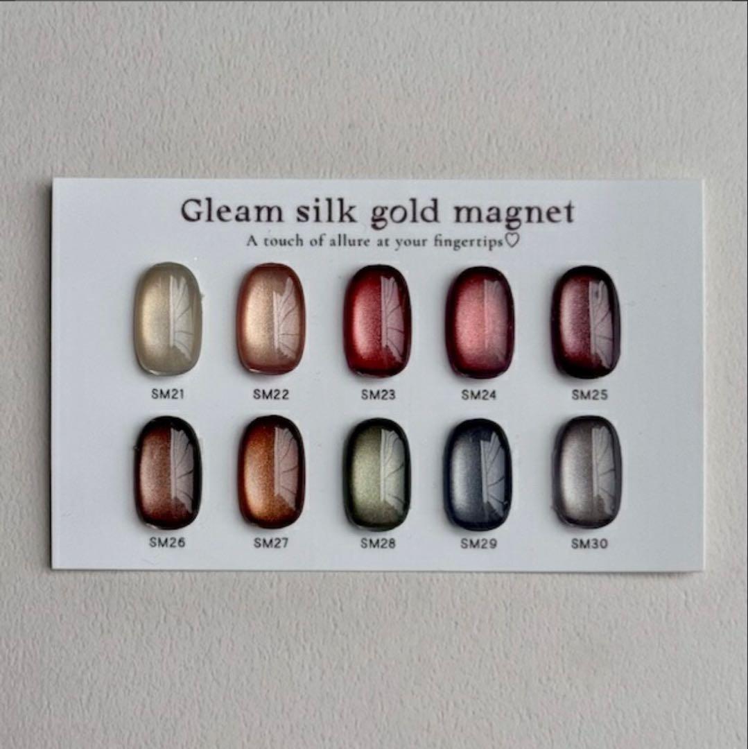 ANNUUM×MOONLIT Gleam silk gold magnet