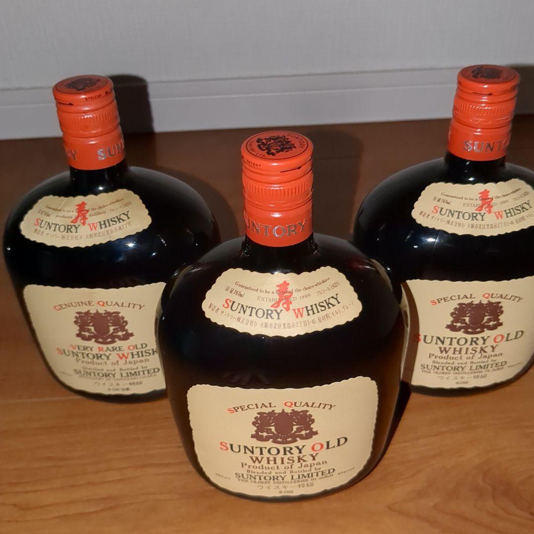 SUNTORY OLD WHISKY 760ml 43%　 特級3本セット