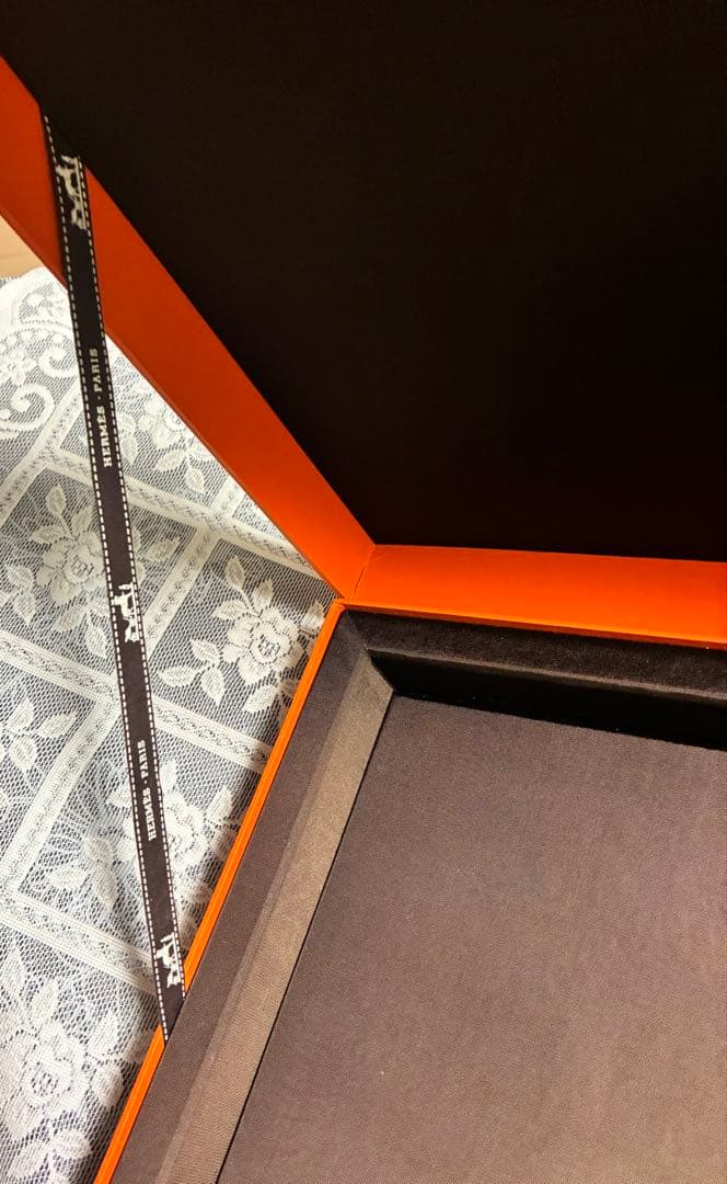 HERMES ボックス オレンジ