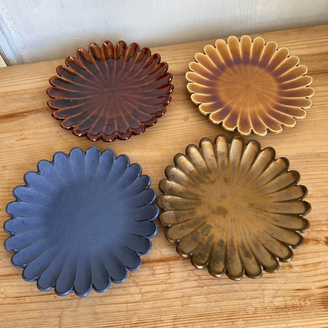 sucre シュクル　作家　陶器　皿　４枚セット