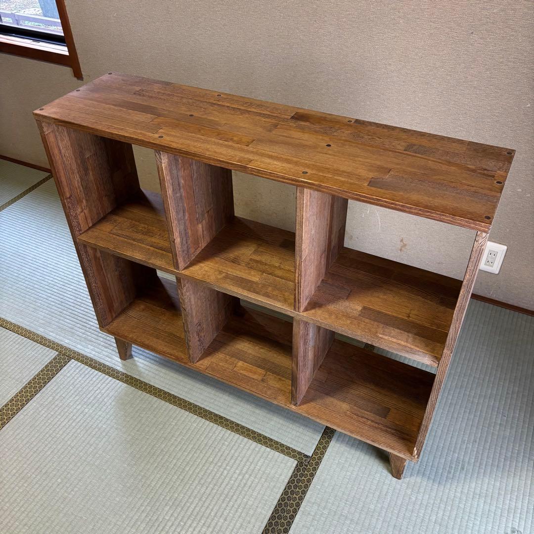 ハンドメイド　脚付き本棚・オープンシェルフ　オーダー受け付けます