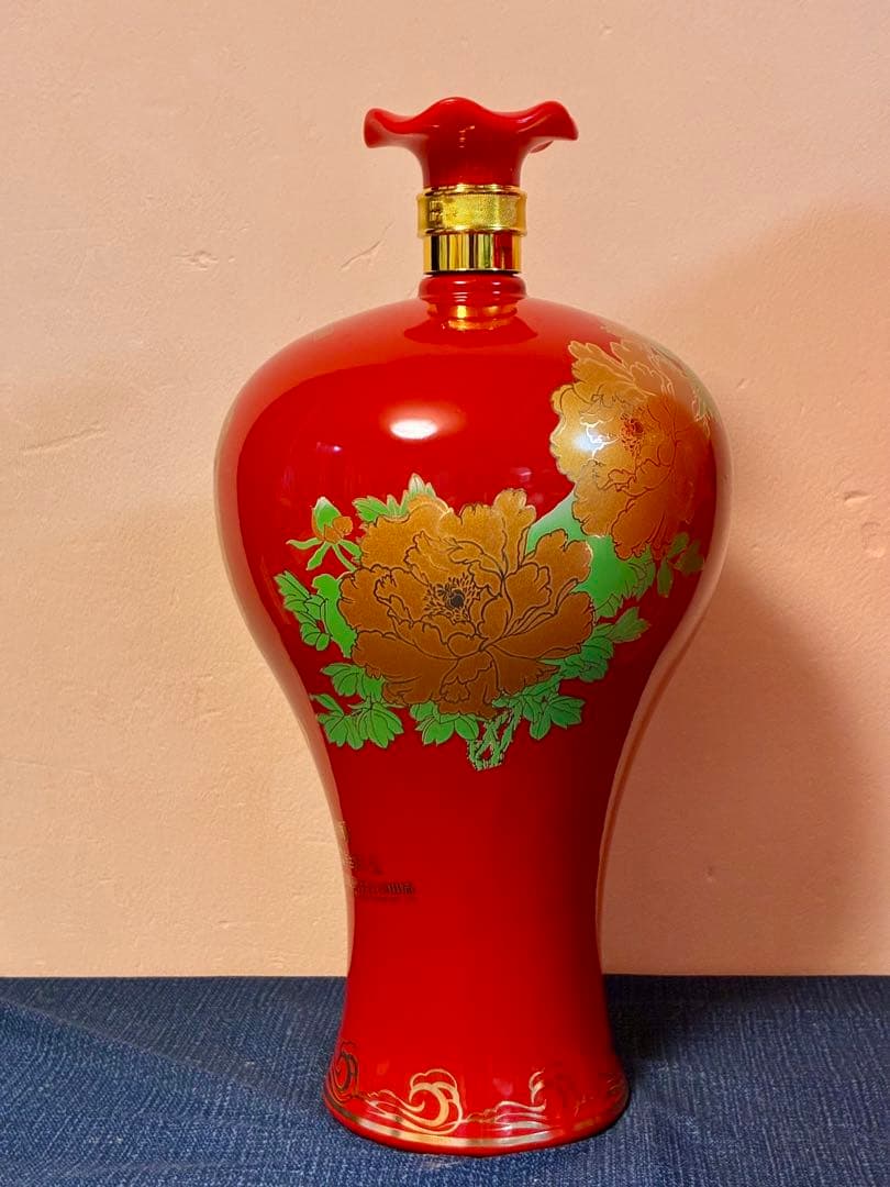 【極美・大容量1.5L】中国名酒 汾酒フェンシュウ原漿 53% 艶やか陶器ボトル