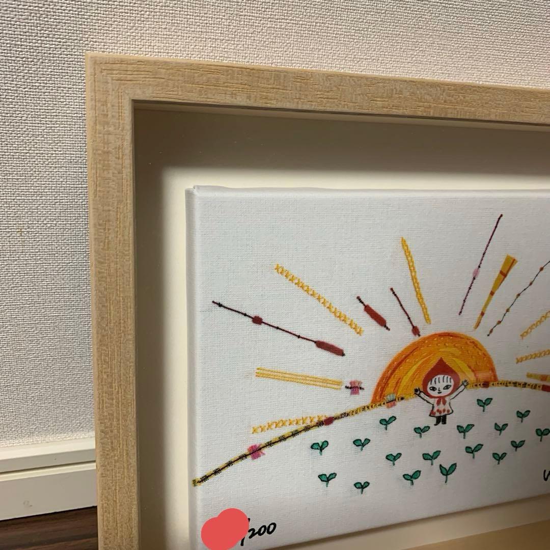ミカオ　MICAO 「おはよう」版画　絵画