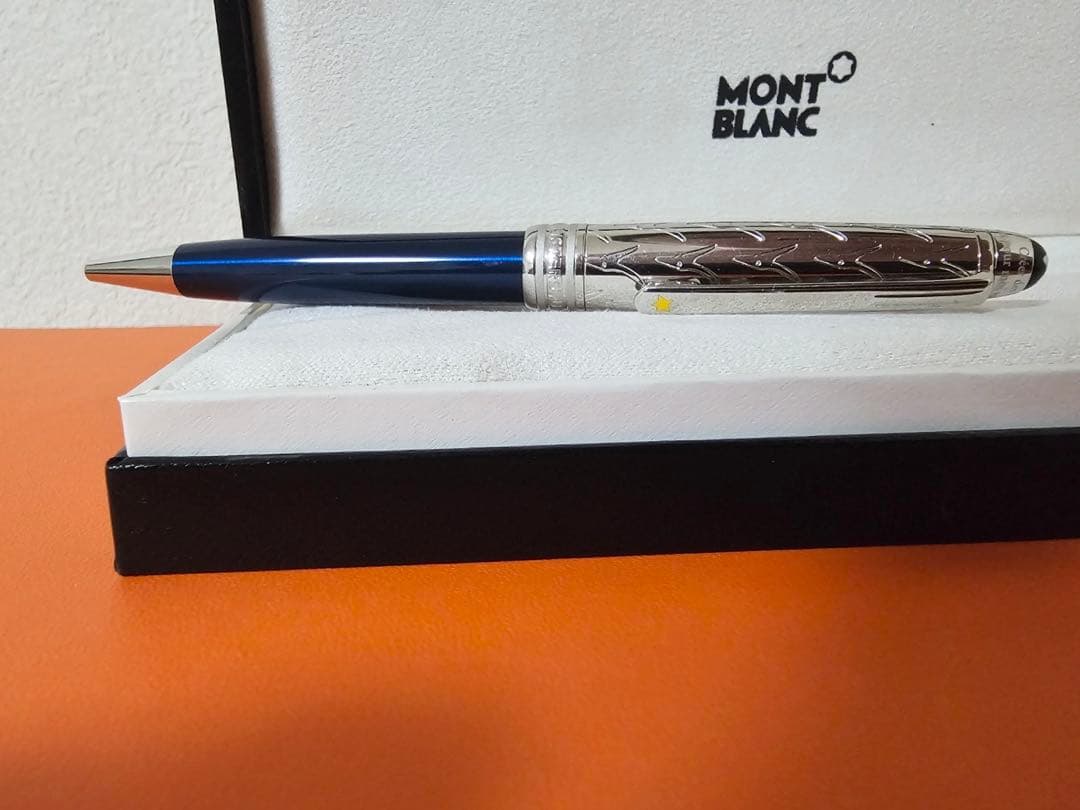 MONT BLANC ボールペン 【星の王子様シリーズ】 青 専用ケース付き