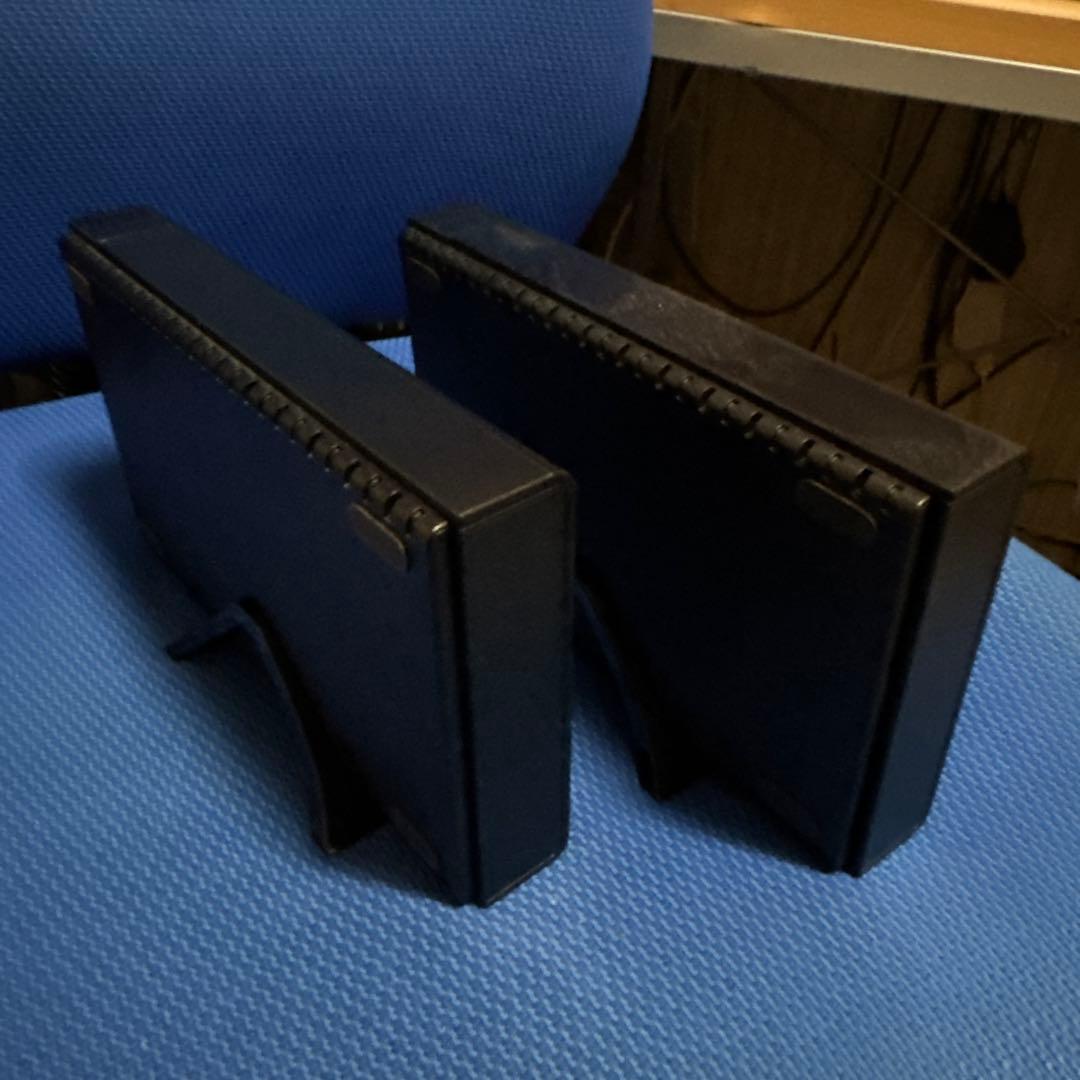 中古シーゲートHDD 20TBx2台、玄人志向USBハードディスクケース入