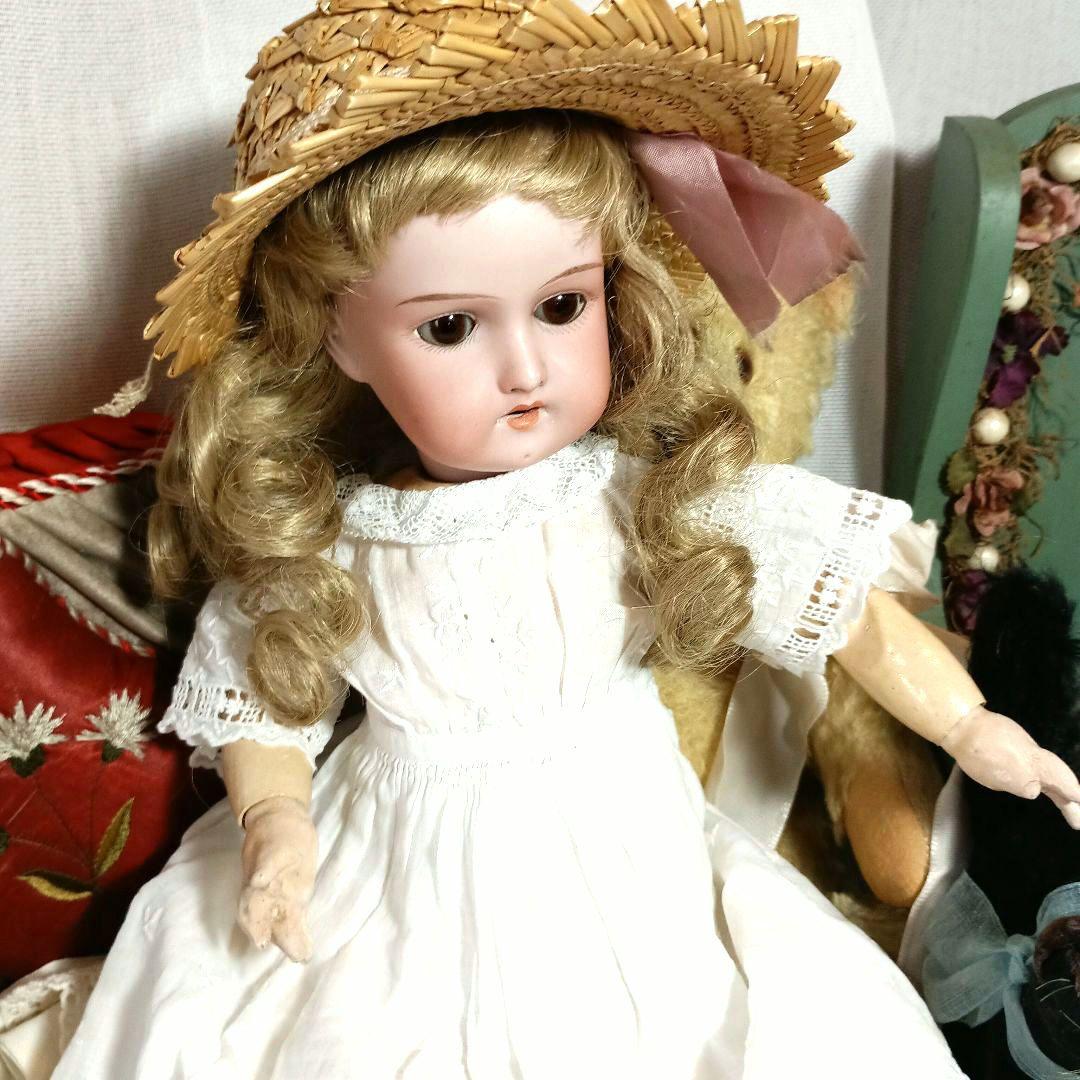K7⭐アンティークビスクドール　A.マルセル　やさしいあの子　フロラドラ⭐
