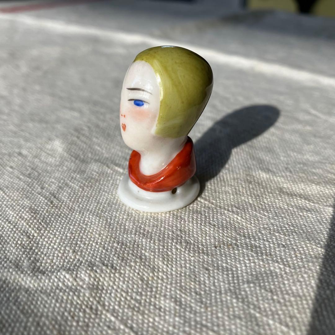 〜1940's ピンクッションドール アンティーク ブロカント フィギュリン