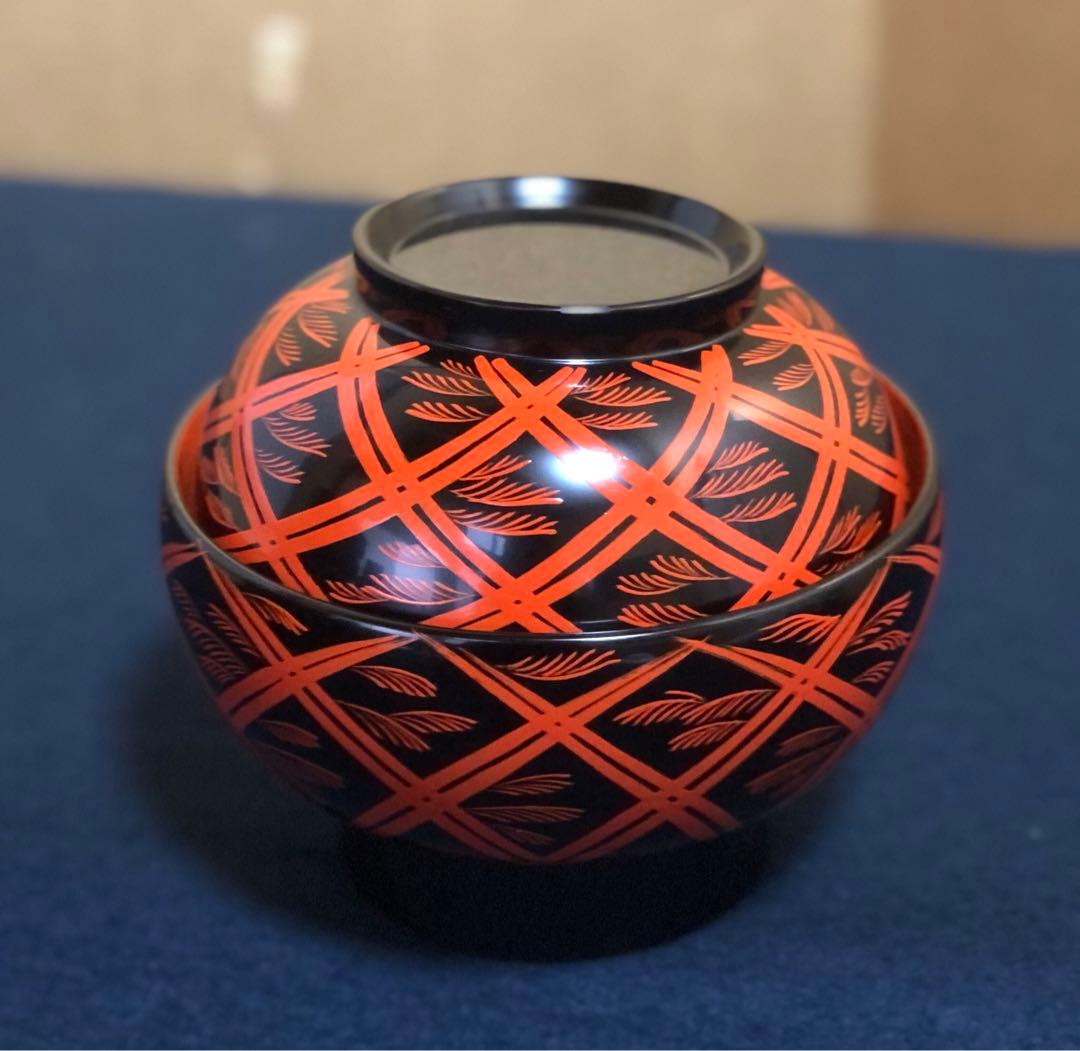 《R》魯山人好 辻石斎造 武蔵野絵 煮物椀5客 共布 共箱 260317A3