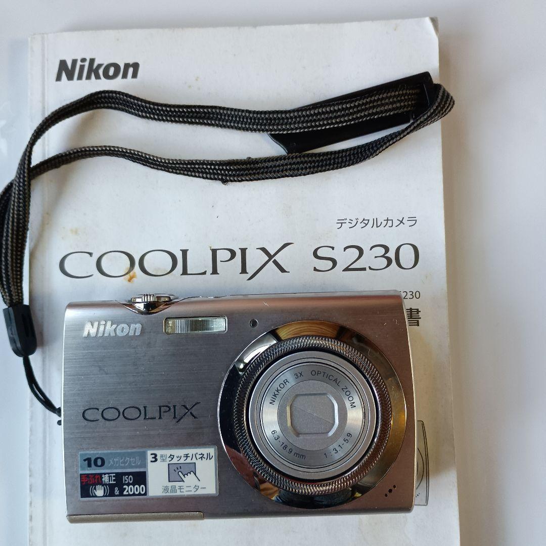 Nikon COOLPIX S230 本体と付属品 メモリーガード32GB新品
