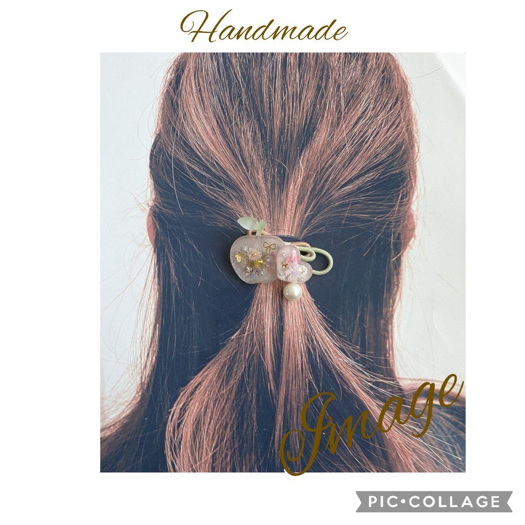 リリィ様お取り置き№4013 2セット商品(530円)レジンヘアゴム