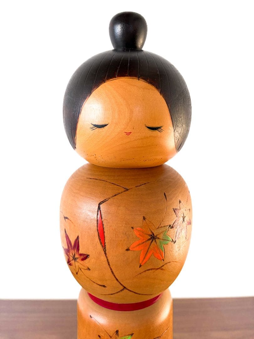 岸 貞男 Sadao 創作 こけし creative kokeshi doll