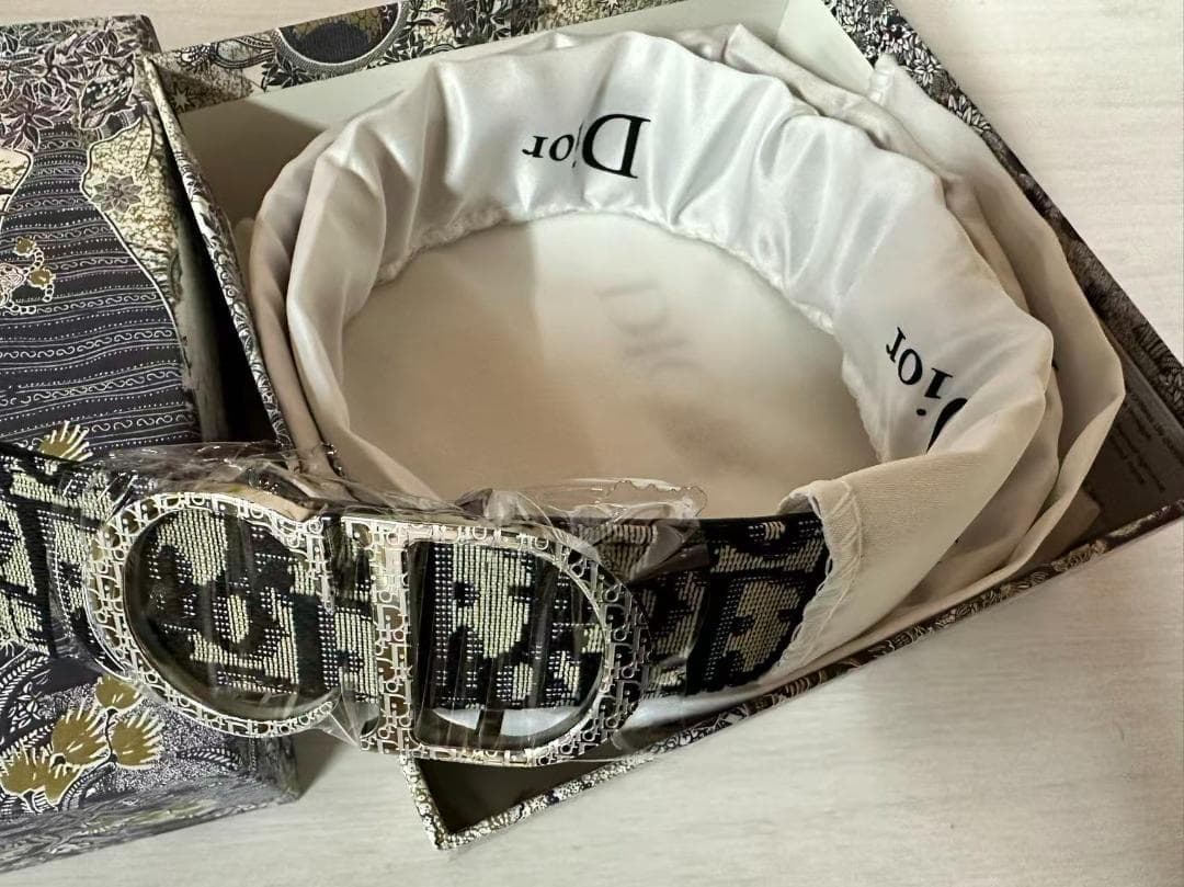 Christian Dior ロゴベルト 全長105cm