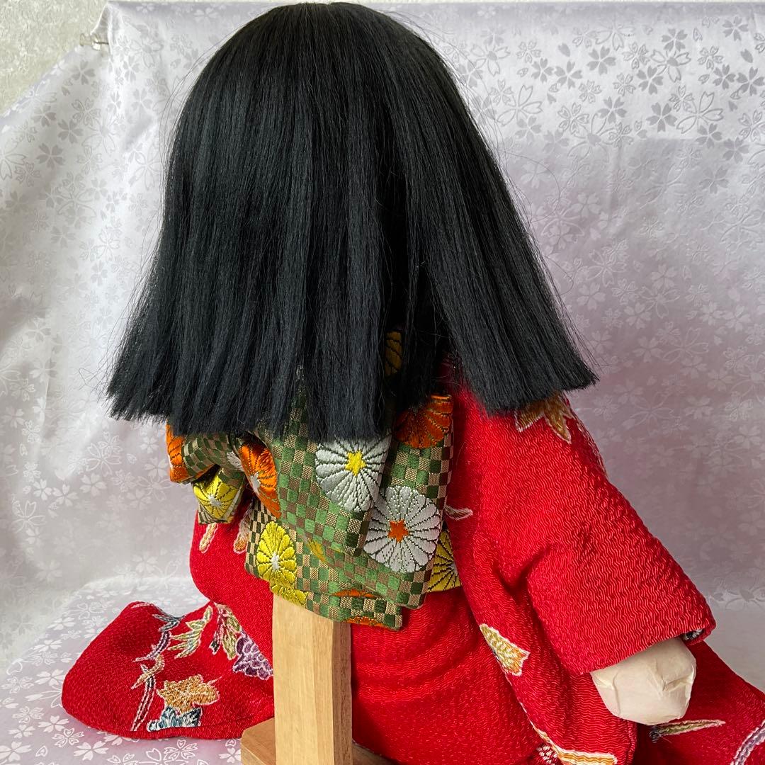 市松人形尺ニ松菊作　お座り着せ替え市松人形12号　昭和市松人形（倉庫保管品）