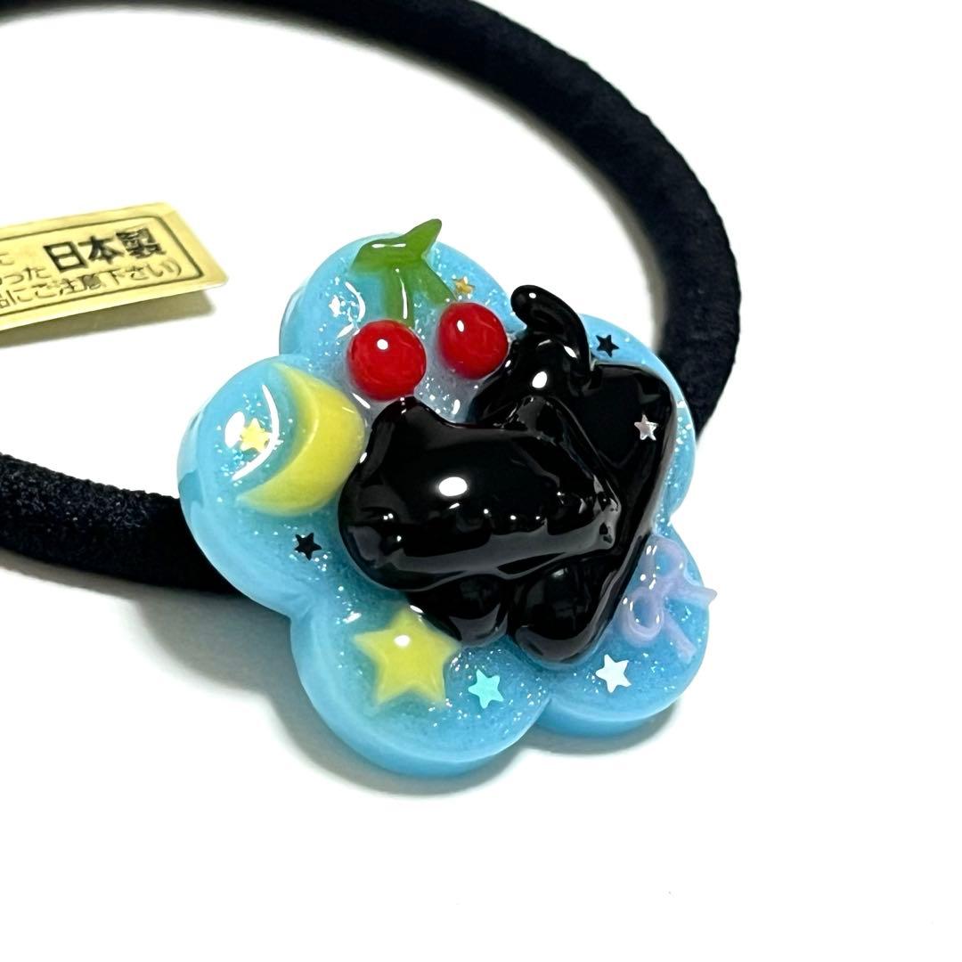 カヤ　☪︎⋆☽様お取り置きです。Ｎｏ．295 レジン 黒猫 月 星 キーホルダー