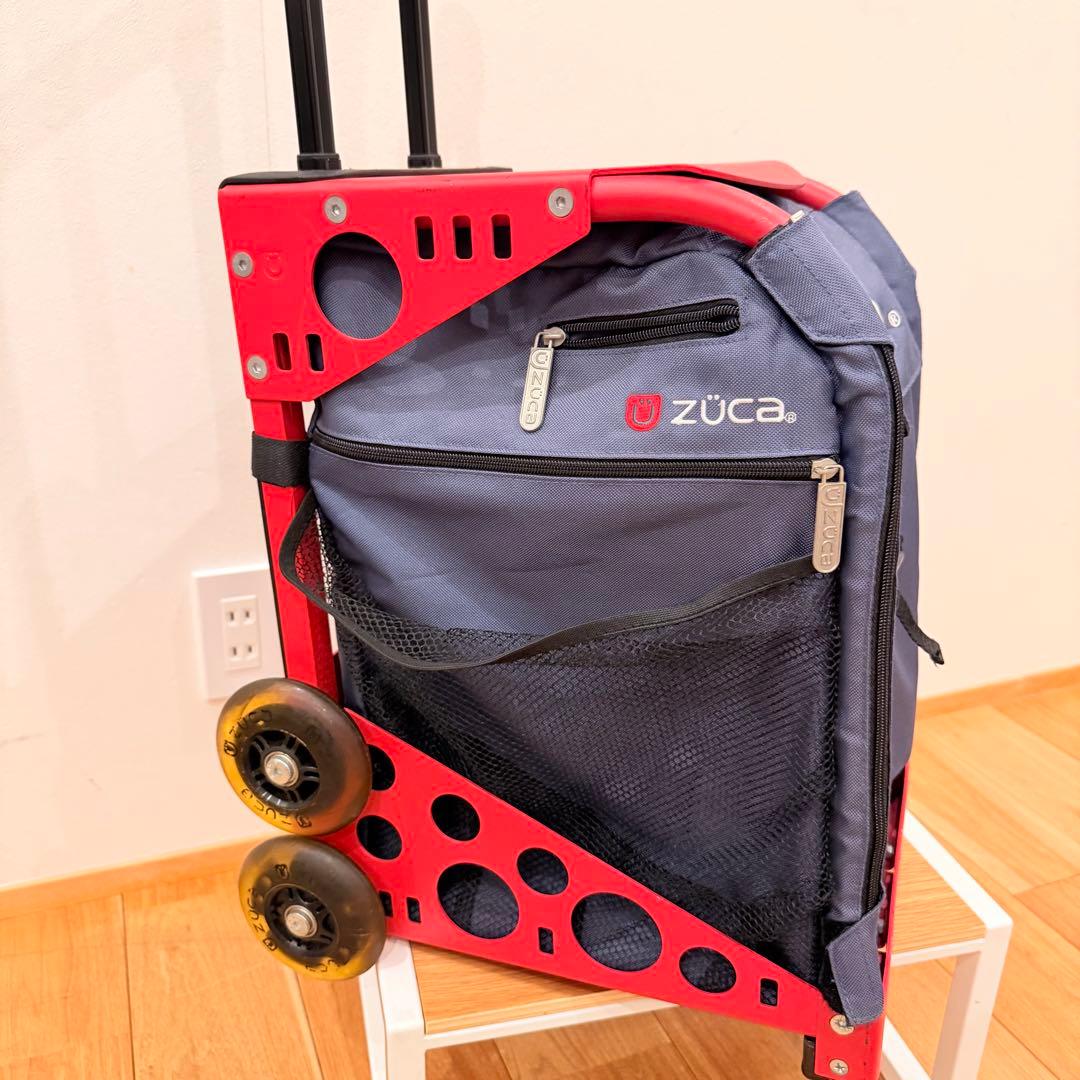 ZÜCA ズーカ キャリーカー 赤 紺 4輪 座れる アウトドア