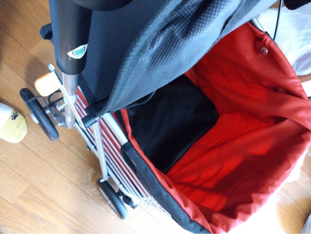 ⭐︎極美品⭐︎TacaoF 赤 シルバーカー ショッピングカート