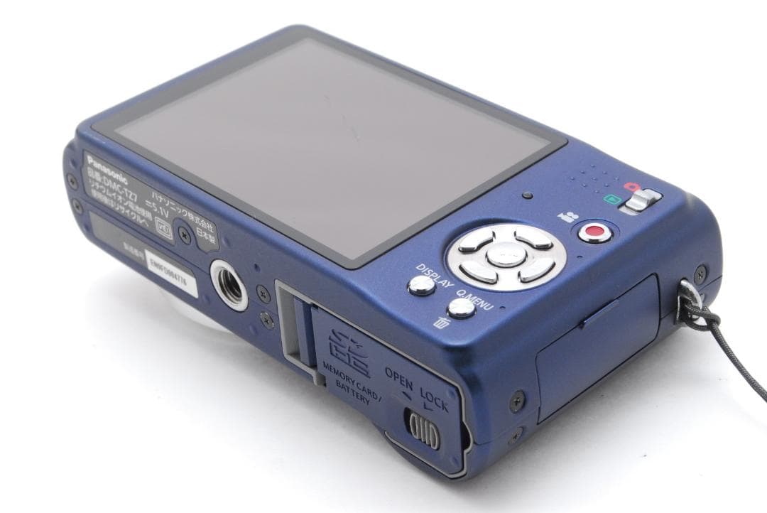 【ケース付】パナソニック Panasonic LUMIX DMC-TZ7 ブルー