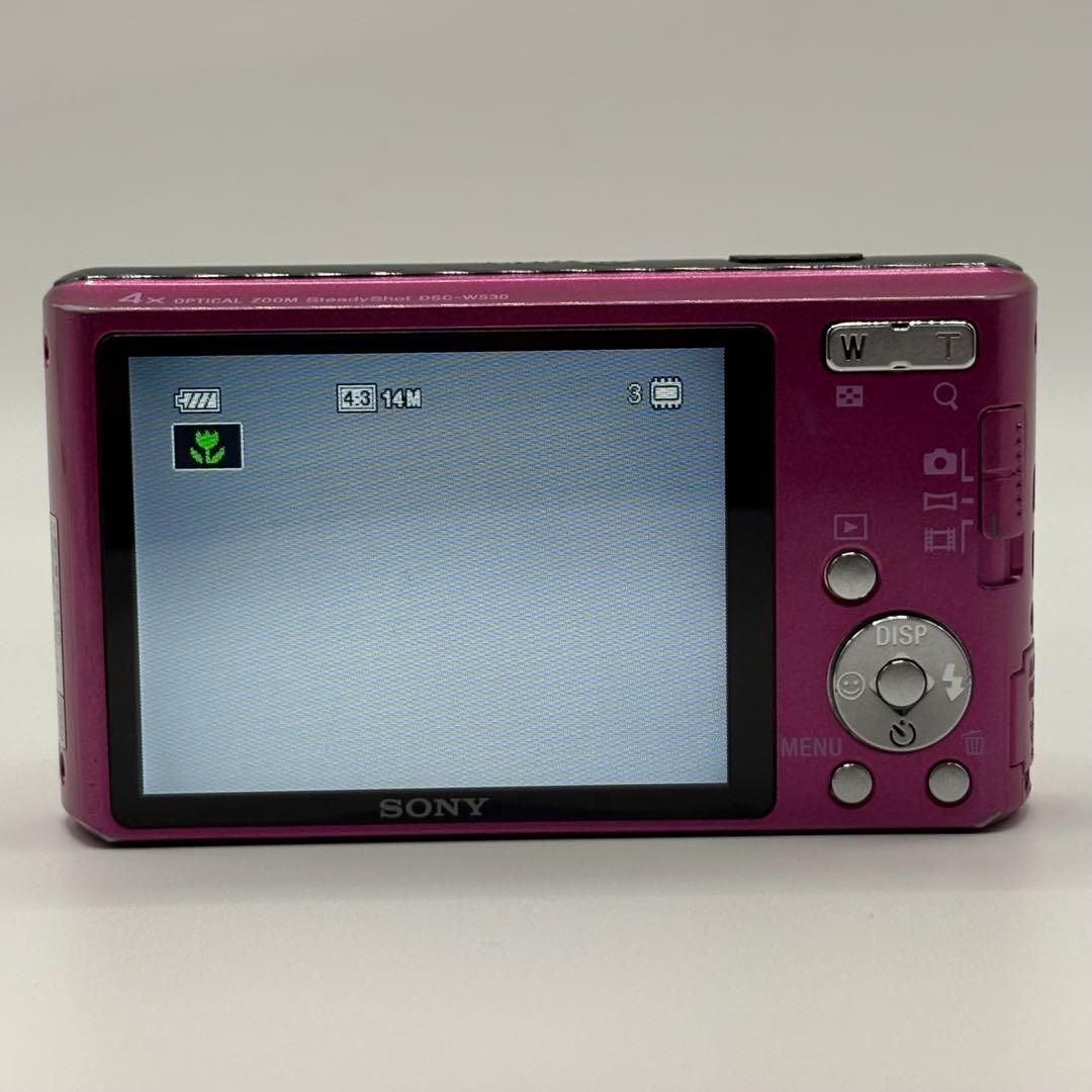 SONY Cyber Shot デジタルカメラ　極美品DSC-W530 ピンク