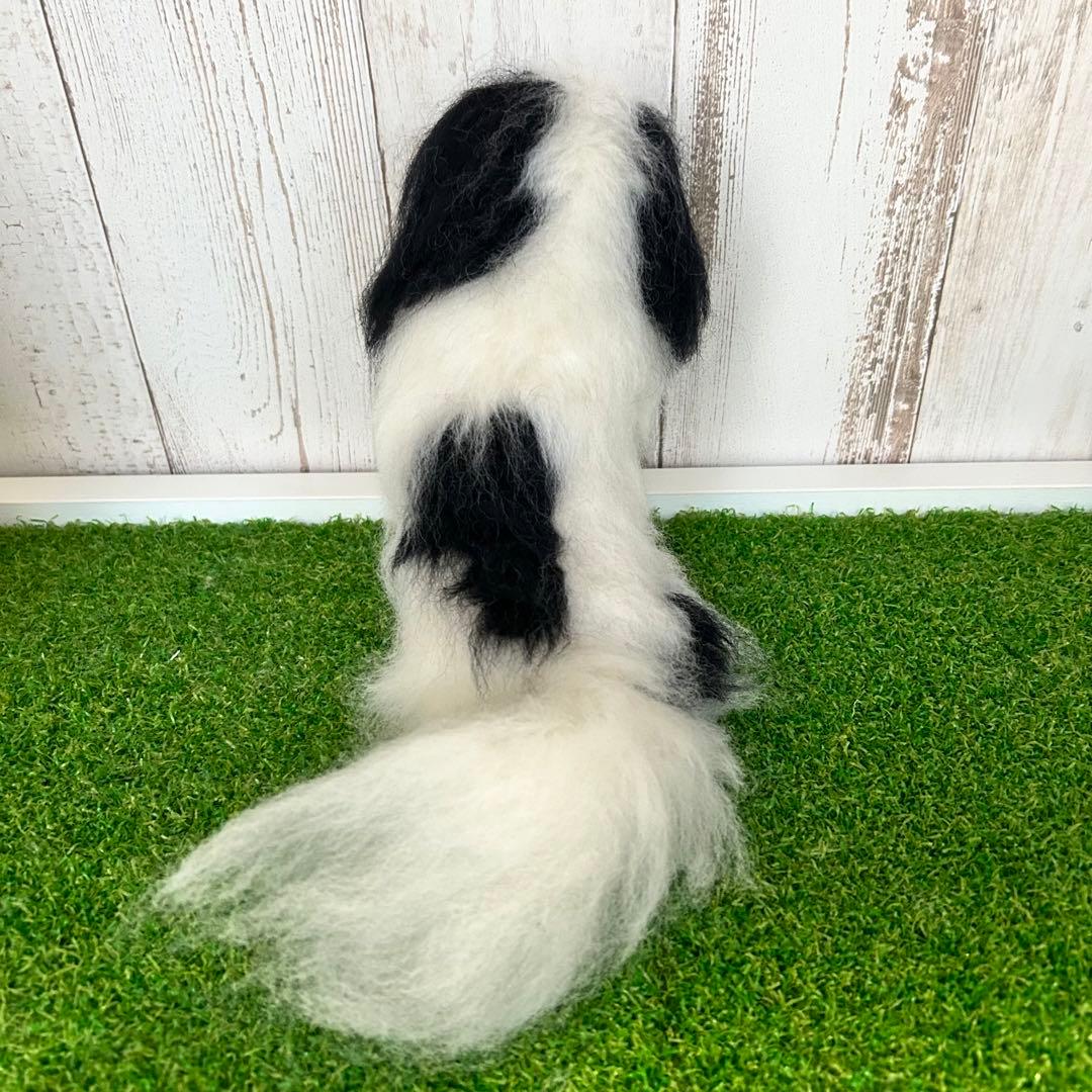 こちらは購入可能です。羊毛フェルト【狆】犬　オーダー別途受付中です。