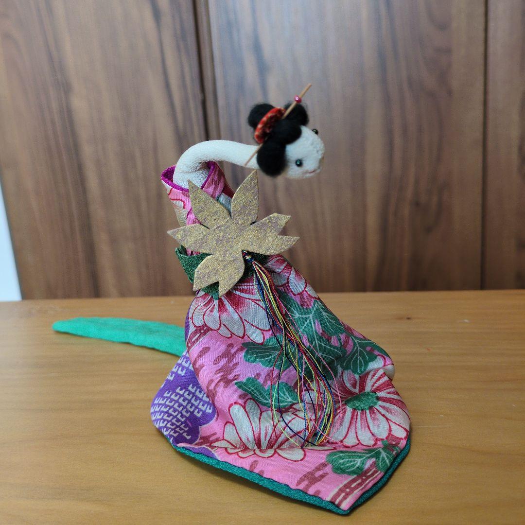 ちりめん　ろくろっ首人形（蛇姫）