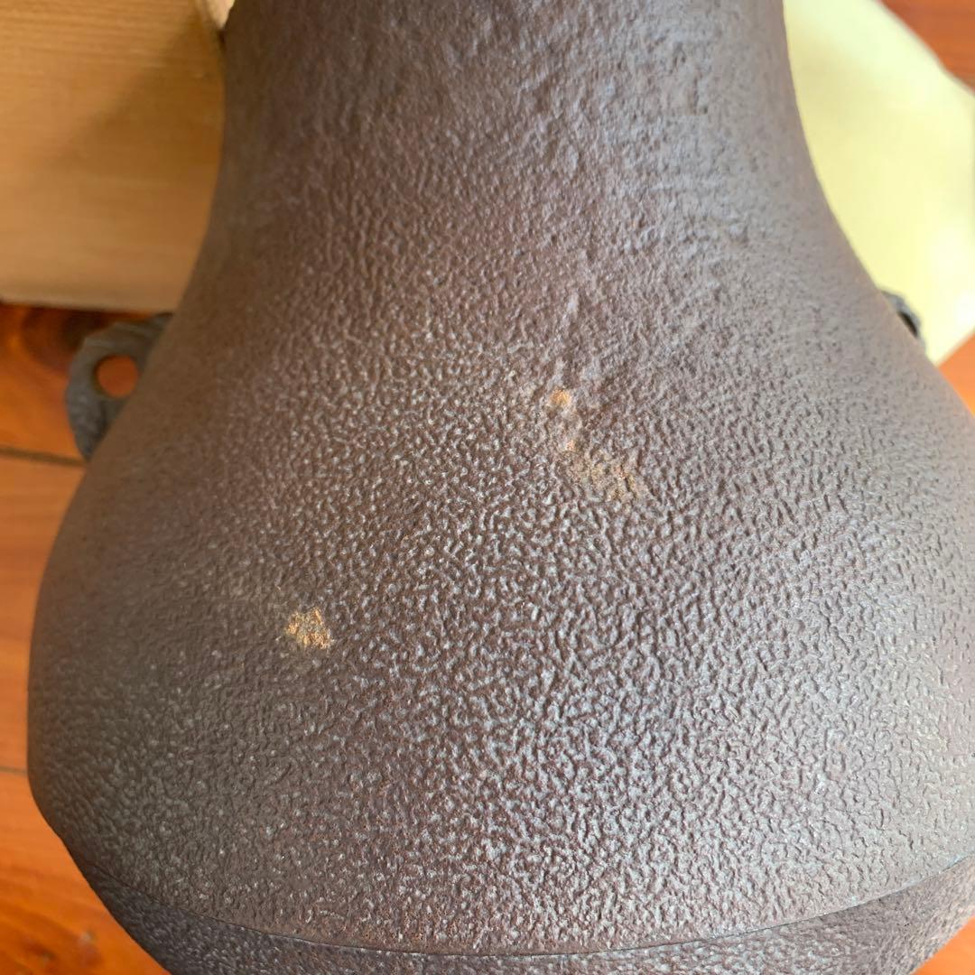 高橋敬典作　茶釜 共箱付き