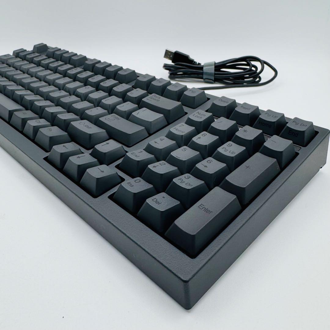 LEOPOLD FC980C 静電容量無接点キーボード英語配列 USB接続 黒墨