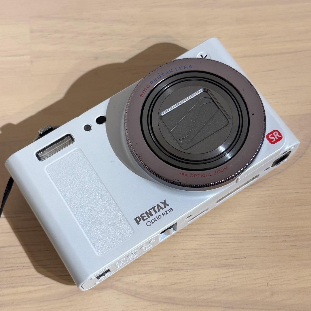 PENTAX Optio RZ18 ホワイト　動作確認済み