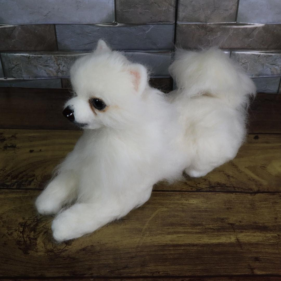 羊毛フェルト　Yrmm様確認用　ポメラニアン　犬　ハンドメイド　オーダー