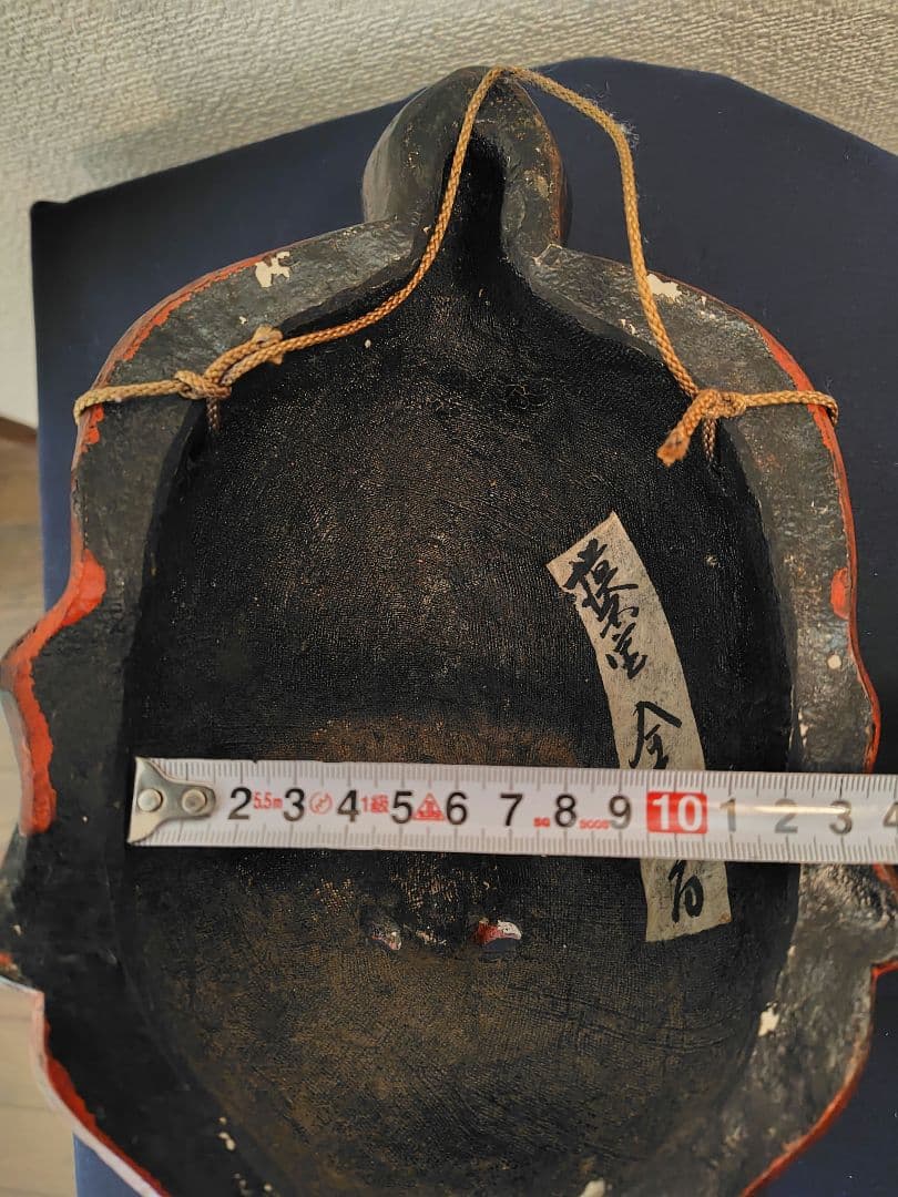 模国宝金剛面 乾漆面　約30cm