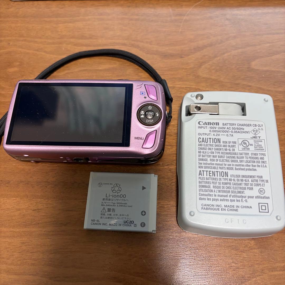 Canon IXY デジタルカメラ 12.1メガピクセル ピンク