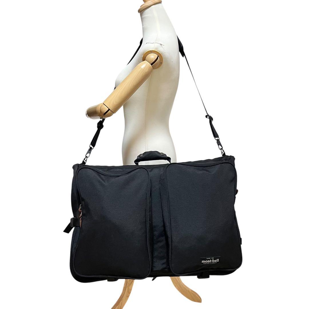 【極美品】mont-bell ブリーフケース ナイロン ショルダーバッグ 旅行鞄