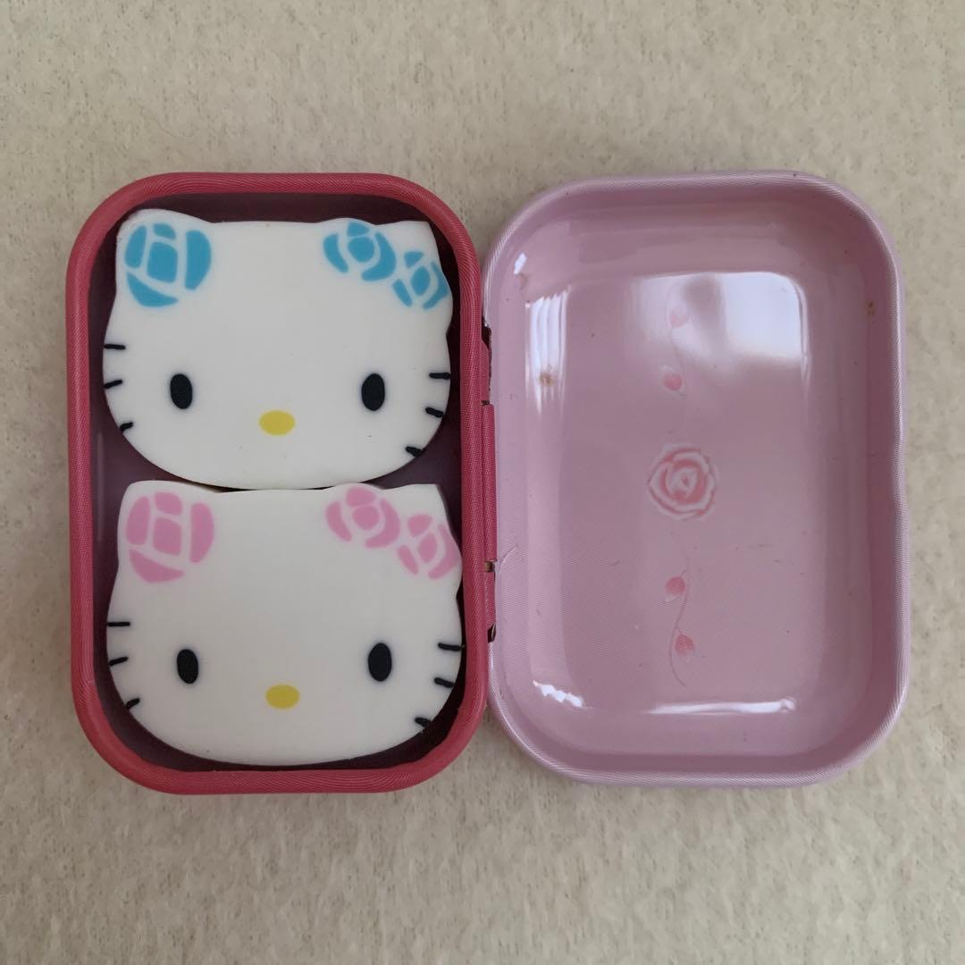 サンリオ♡ローズキティ バラ ハローキティ缶入り消しゴム レトロ 【激レア】