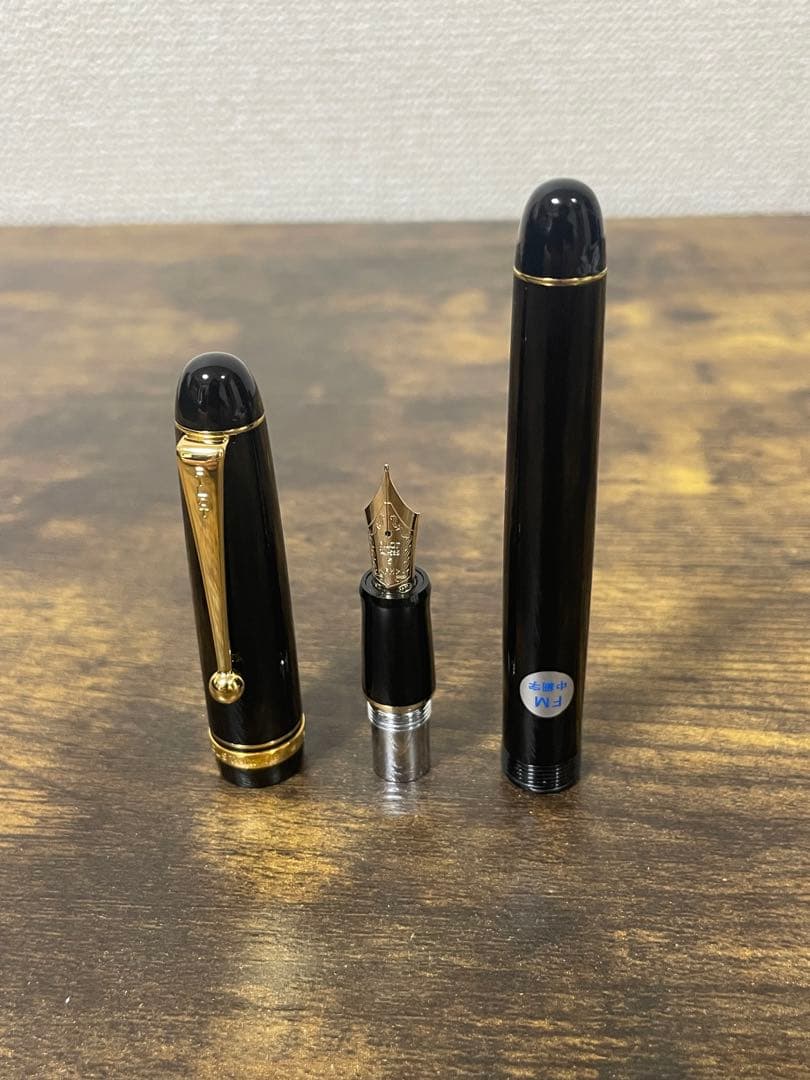美品　シール付き　カスタム　74 パイロット　万年筆　14k 字幅FM