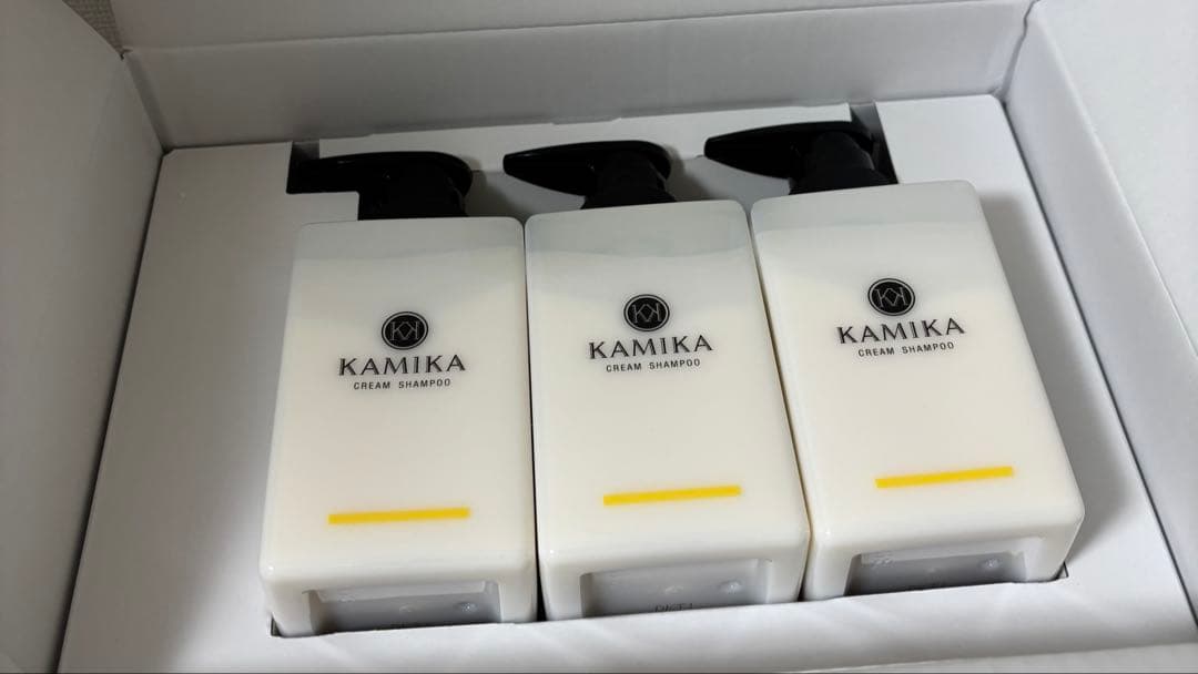 KAMIKA オールインワンクリームシャンプー ベルガモットジャスミンの香り