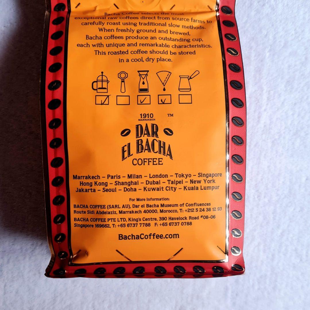 BACHACOFFEE マラケシュモーニング250g 挽き豆 袋 カード 新品