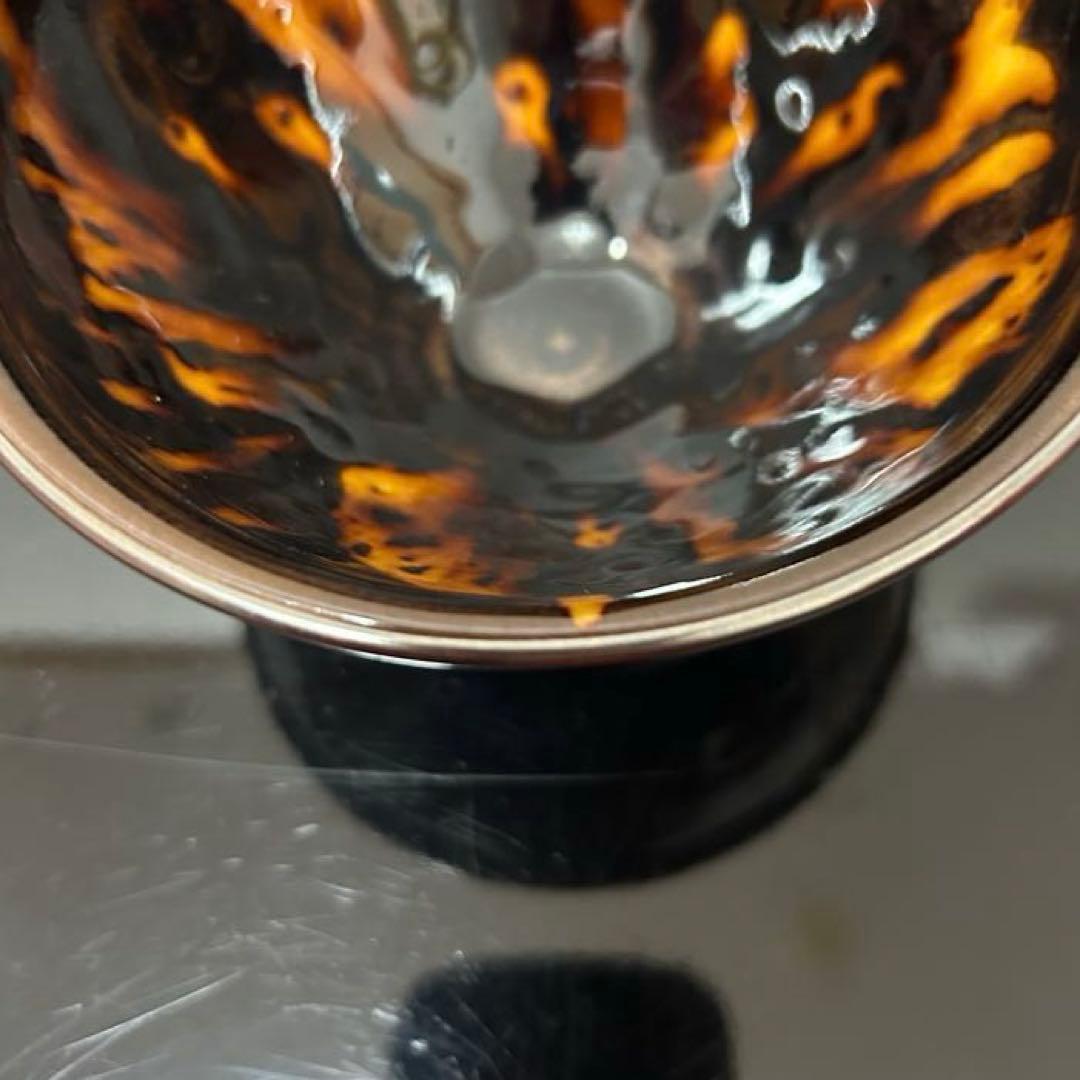 淡々斎好写天目台と玳玻天目茶碗　茶道具懐石茶箱鵬雲斎坐忘斎水屋道具水指香合棗