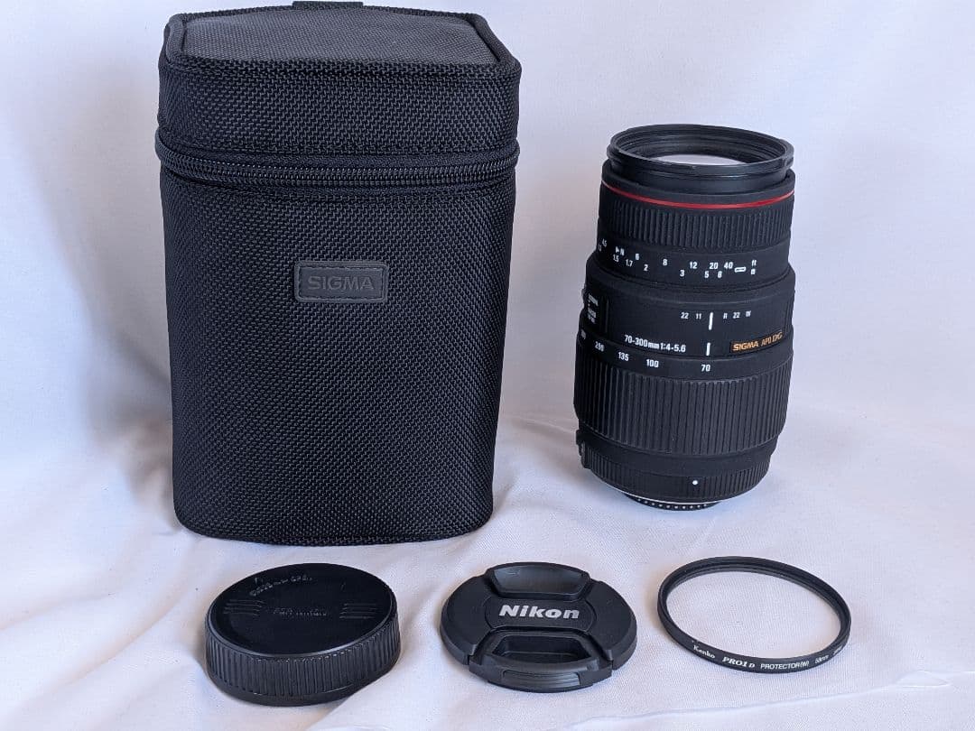​【マクロ機能付】SIGMA 70-300mm APO DG ニコン用 ケース付